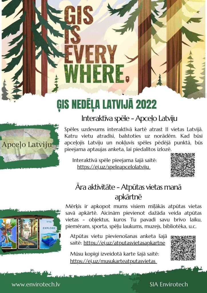 ĢIS nedēļas aktivitātes